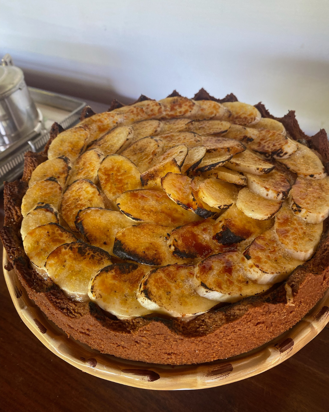 Crunchy banana tart 11