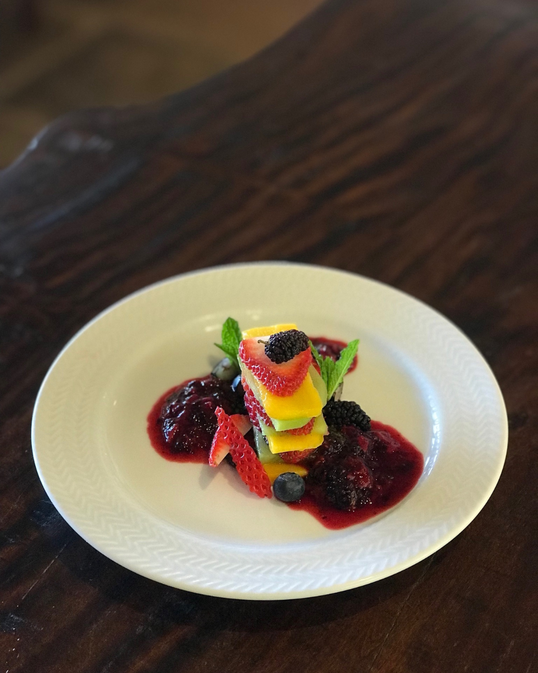 Fresh fruit dessert 12